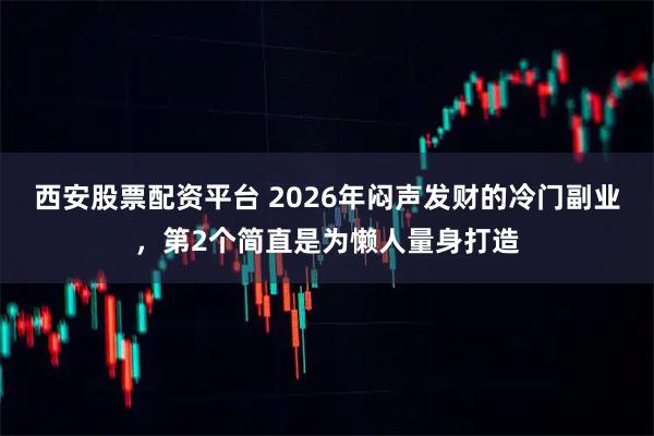 西安股票配资平台 2026年闷声发财的冷门副业，第2个简直是为懒人量身打造